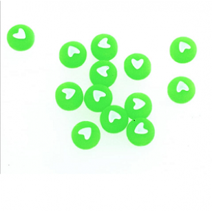 Letterkraal Acryl hart Groen