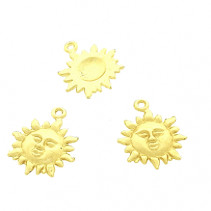 Bedel Zon 21x17mm Goud