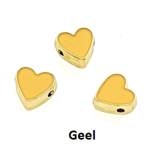 Kraal Emaille Hart 10mm