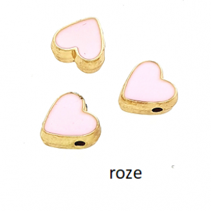 Kraal Emaille Hart 10mm