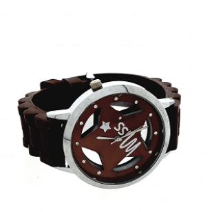 Horloge Ster Bruin 