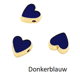 Kraal Emaille Hart 10mm