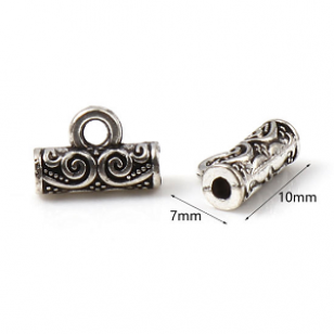 Kraal met oog 10x7mm