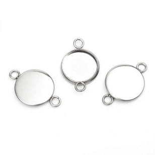 Tussenstuk Plaksteen 12mm Rvs