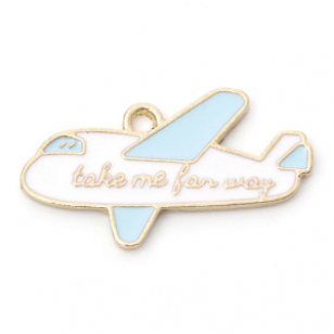 Bedel Emaille Vliegtuig