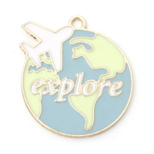 Bedel Vliegtuig Emaille 