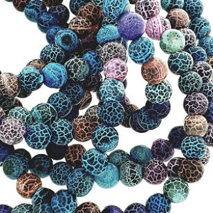 Edelsteen Crackle Agate 6mm