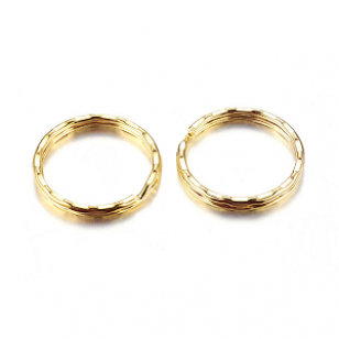 Sleutelhanger-Ring 25mm Goud