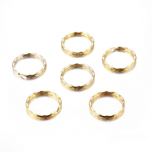 Sleutelhanger-Ring 25mm Goud
