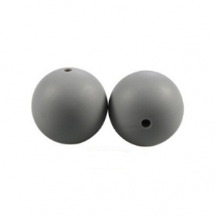 Kraal Siliconen grijs 15mm