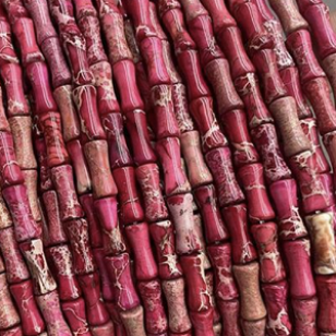 Kraal Bamboe Jasper 12x5mm