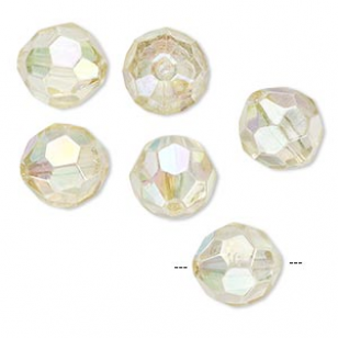 Kraal Acryl 12mm Facet AB