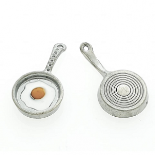Bedel Pan met Spiegelei 32x16mm