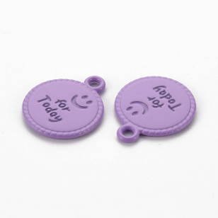 Bedel Smile 17x14mm Paars