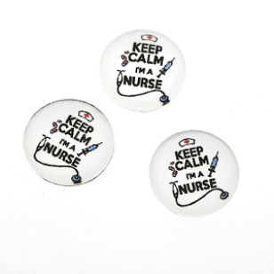 Plaksteen Glas Nurse 18mm