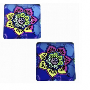 Plaksteen 20x20mm Glas 5