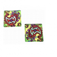 Plaksteen 20x20mm Glas