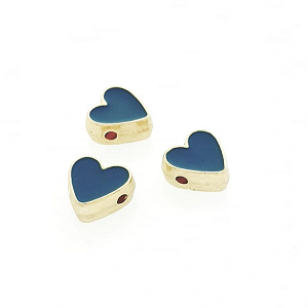 Kraal Hart goud 10mm