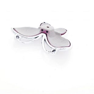 Kraal Kunststof Vlinder 62x44mm