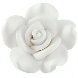 Kraal Fimo Roos Wit 22mm