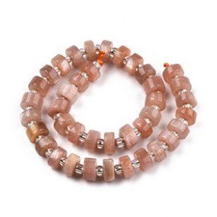 Kralen SunStone 6x4mm 