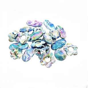 Acryl Kralen Mix Blue 22x