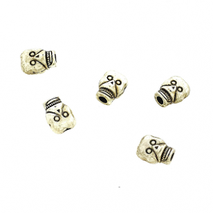 Kraal Skull 9x6mm Doodshoofd