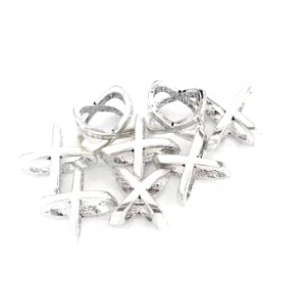 Kraal X Kruis 10x6mm