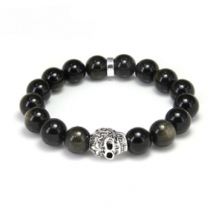 Armband Edelsteen Skull Lelie