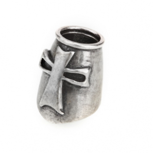 Kraal Schild Kruis Zilver