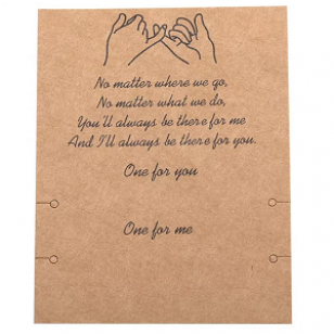 Display Kaart 2 armbandjes 