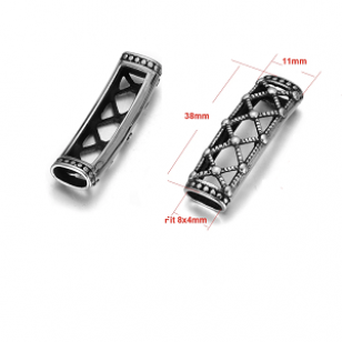 Schuiver Kruizen Rvs 38x11mm