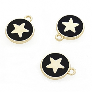 Bedel Goud Ster 12x15mm