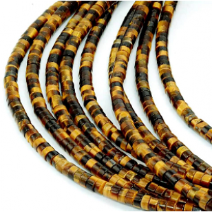 Kralen Disc 4x2mm TigerEye