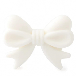 Kraal Siliconen Strik Wit