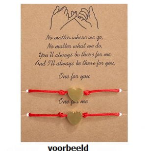Display Kaart 2 armbandjes 