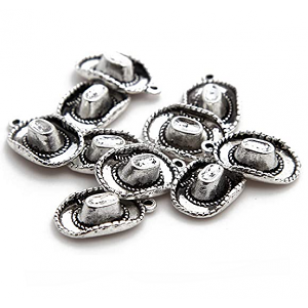 Bedel Cowboy-Hoed 22x13mm