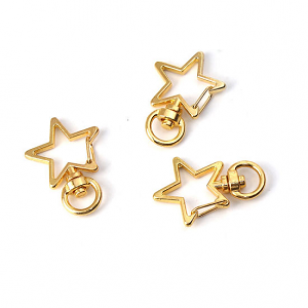 Sleutelhanger Ster Goud 