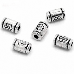 Kraal Tube Bloem 5x3mm 50x
