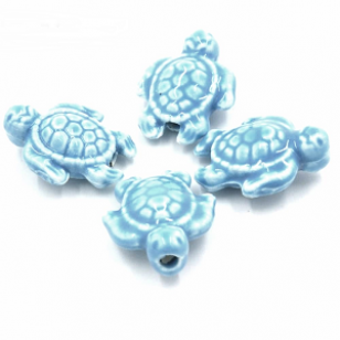 Kraal Porselein Schildpad 19x15mm