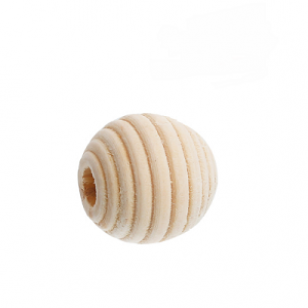 Kraal Hout 21x20mm Spiraal