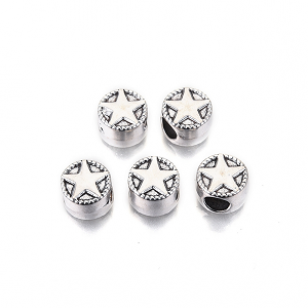 Kraal Metaal Ster 10x7mm