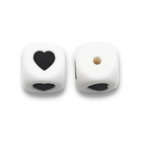 Siliconen Kraal 12mm Hart
