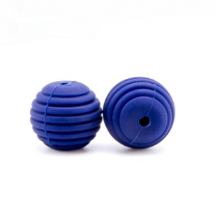 Kraal Siliconen Spiraal Navy 15mm