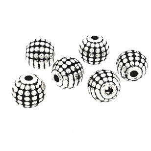 Antiek Zilver Kraal 9mm