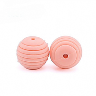 Kraal Siliconen Spiraal Peach 15mm