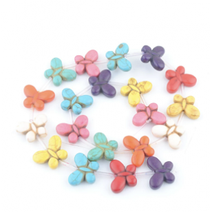 Kraal Howliet  Vlinder 35x25mm