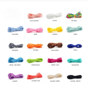 Satijnkoord 1.0mm 20 meter 36 kleuren
