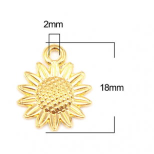 Bedel Zonnebloem 18x15mm 