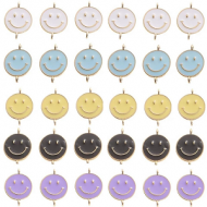 Tussenstuk Smile Emaille 25x18mm